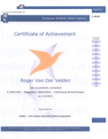 EASA certificates